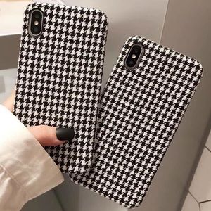 🔲 HOUNDSTOOTH PHONE CASE 🔲 ♦️AVAILABLE♦️